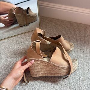 Chloe Lauren Suede Espadrilles